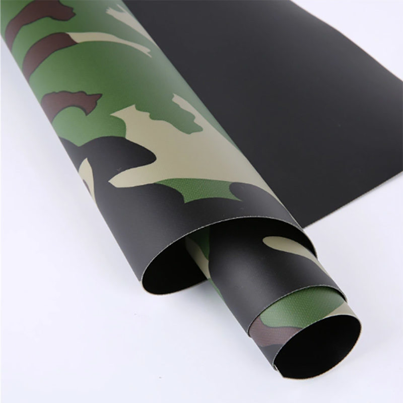 Camouflage Pulvis PVC Coated Polyester Tarps