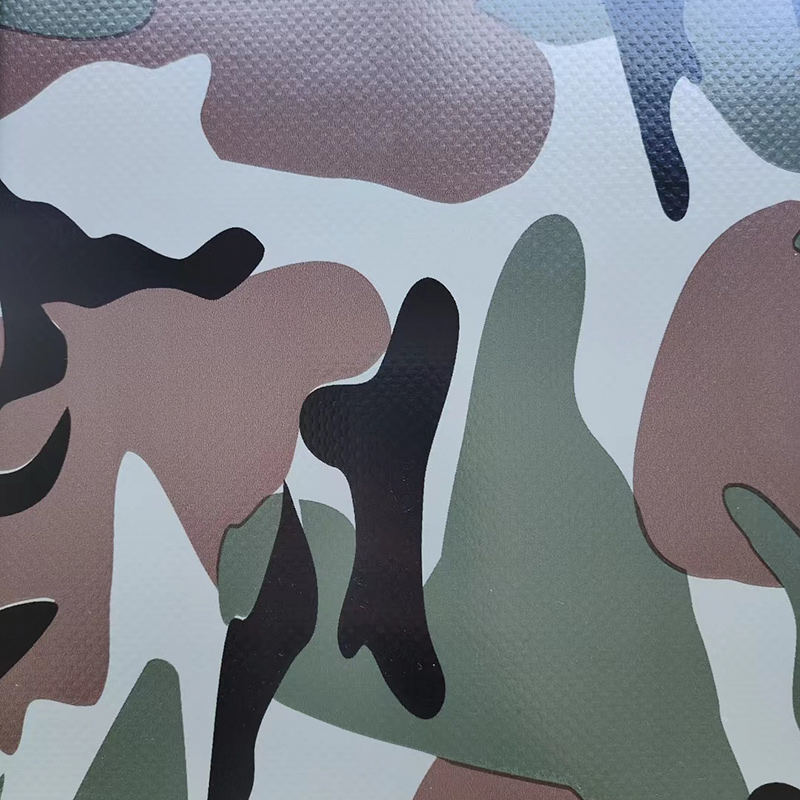 Camouflage Pulvis PVC Coated Polyester Tarps