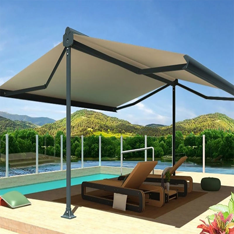 PVC Tarpaulin pro Outdoor Folding Brachium Full Cassette Awning