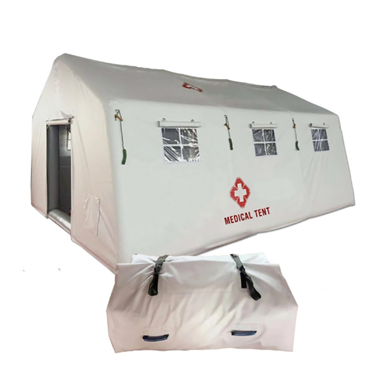 PVC Coated Polyester Fabric pro IMPERVIUS Inflatable Tentorium in Medical Hospitalis Emergency