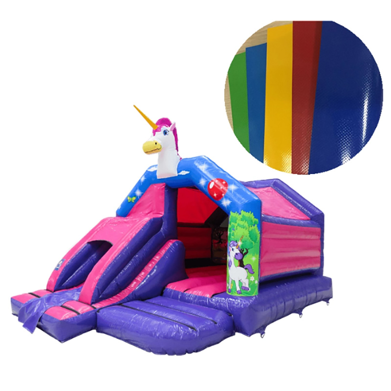 PVC Coated Polyester Fabric pro Inflatable Bouncy House