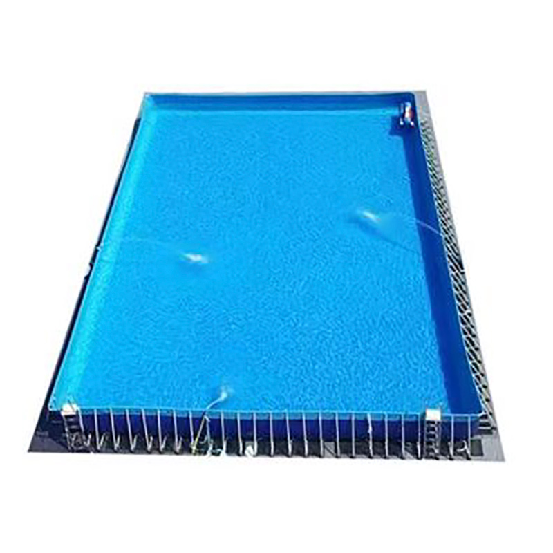 PVC Coated Polyester Fabric for Supra Ground Metallum Frame Swimming Pool