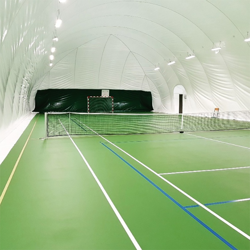 PVC Coated Polyester Fabric pro Inflatable Tennis Court