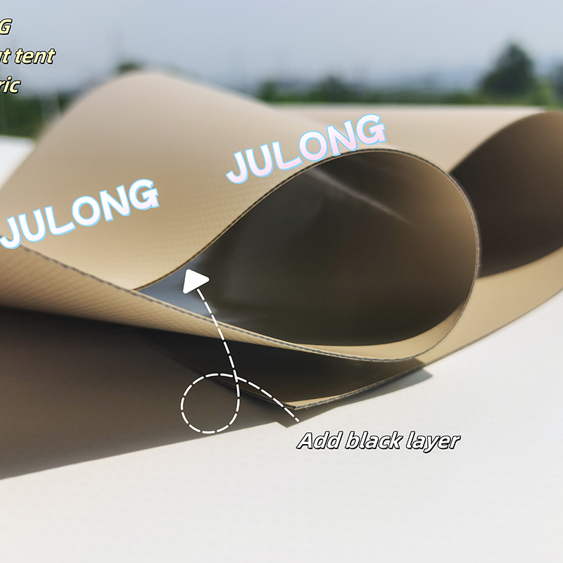 750g PVC coated Blockout Marquee Tentorium fabricae