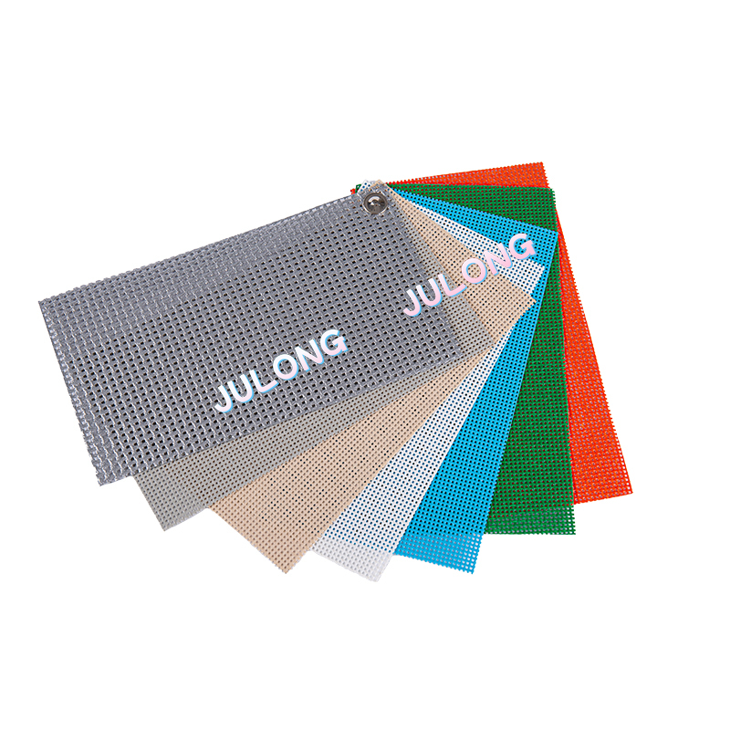 400g PVC iactaret polyester Mesh fabricae ad velit sunshade