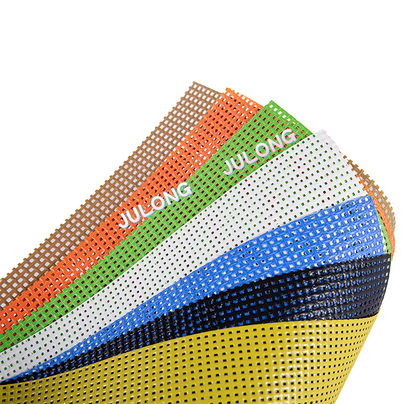 400g PVC mesh fabricae ad exterior murum ornamentum aedificia